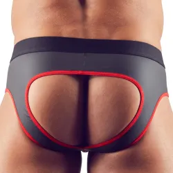 Svenjoyment Jockstrap Joy Zip Noir-Rouge